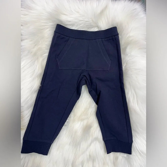 NEW Moncler toddler jogger pants in navy size 2 unisex - Picture 3 of 9